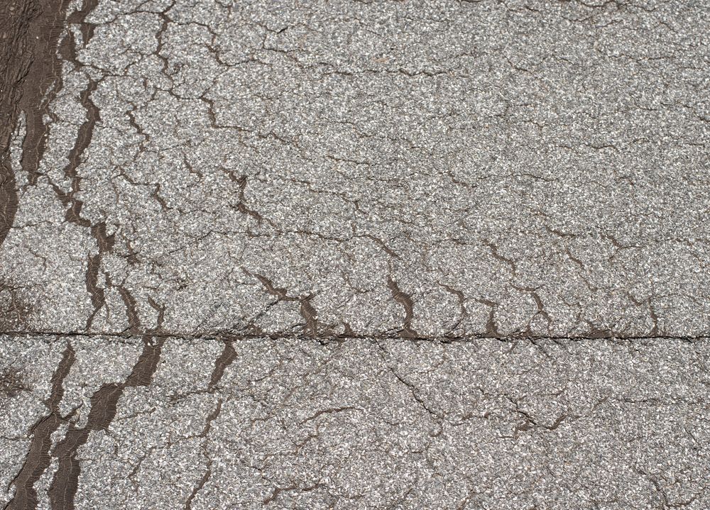 Losliggend dakleer op plat dak in Maarn